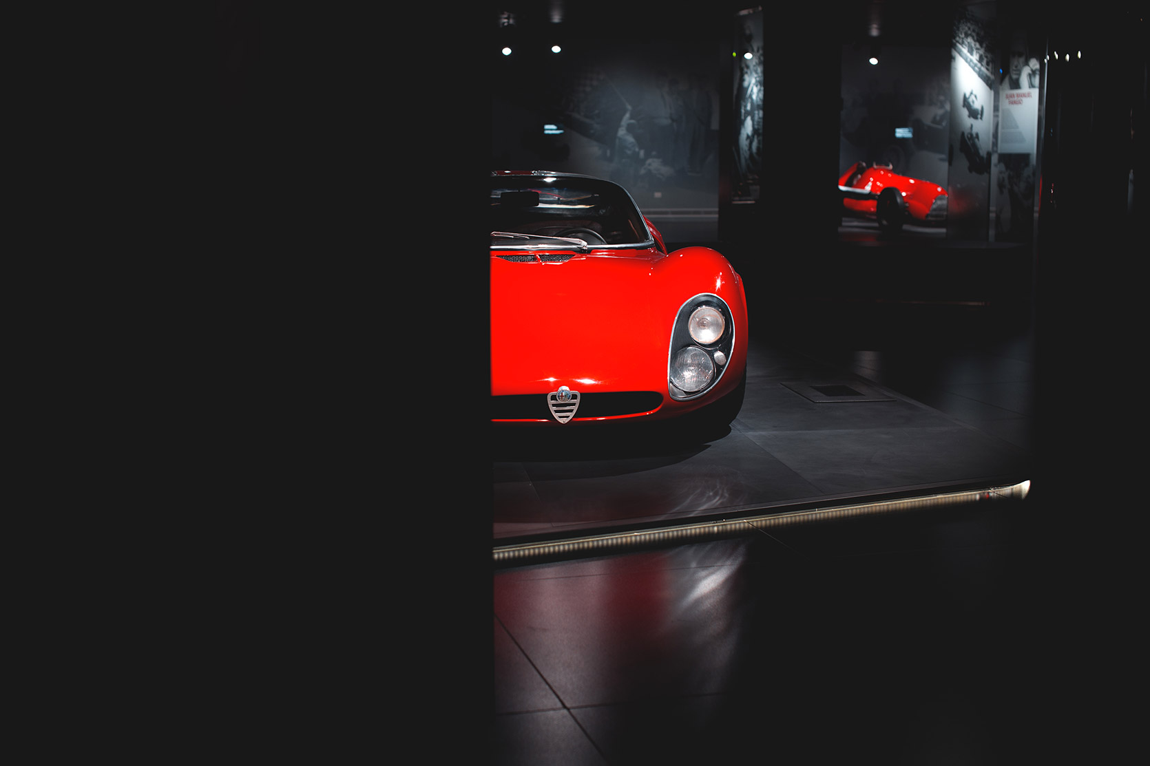 An Alfa Romeo 33 Stradale at Alfa Romeo Museum