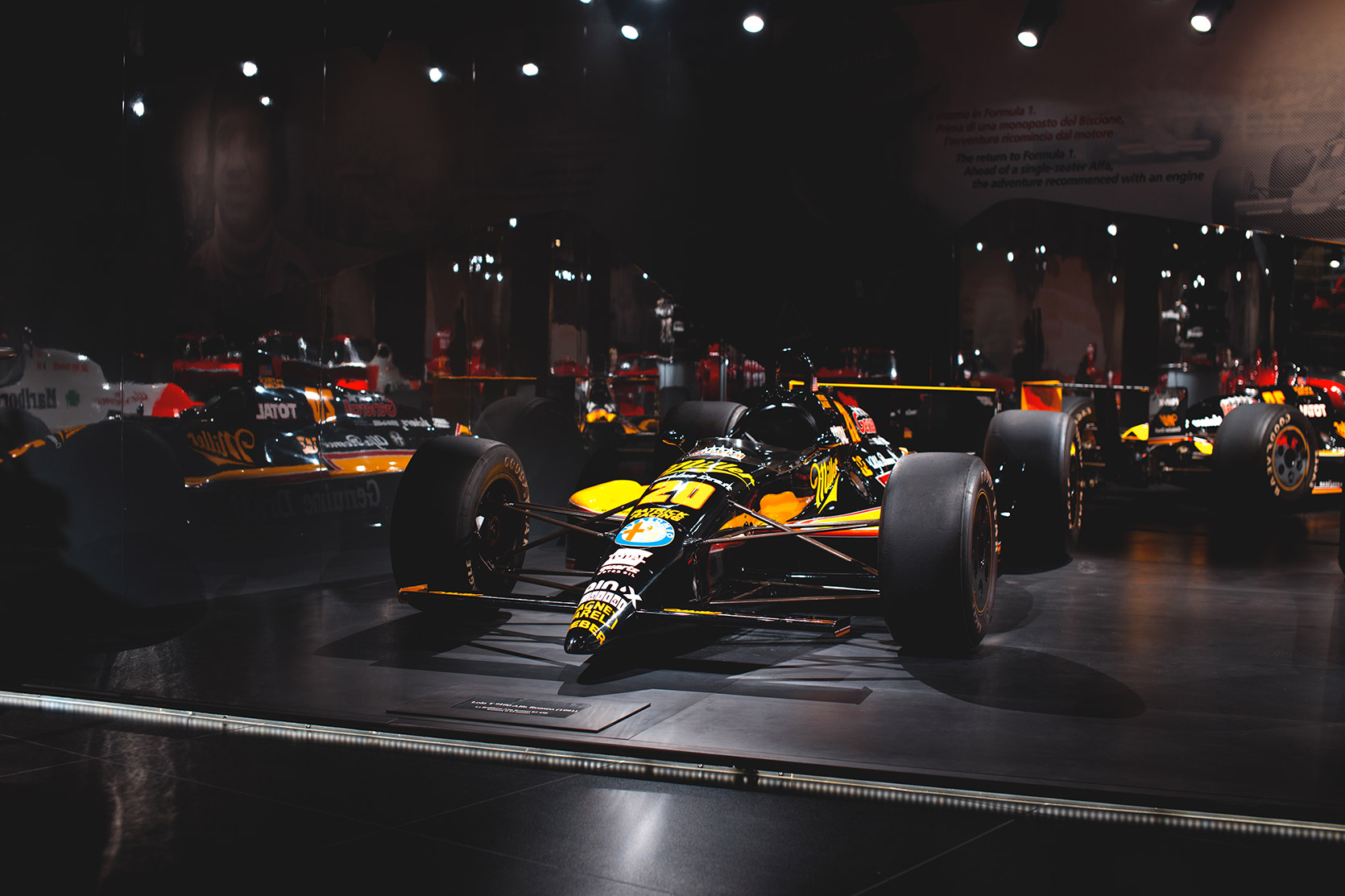 An Alfa Romeo Formula 1 at Alfa Romeo Museum