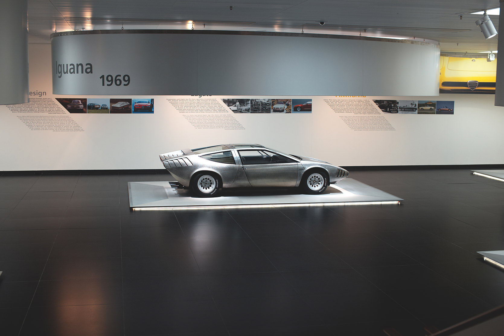 An Alfa Romeo Iguana 33 side at Alfa Romeo Museum