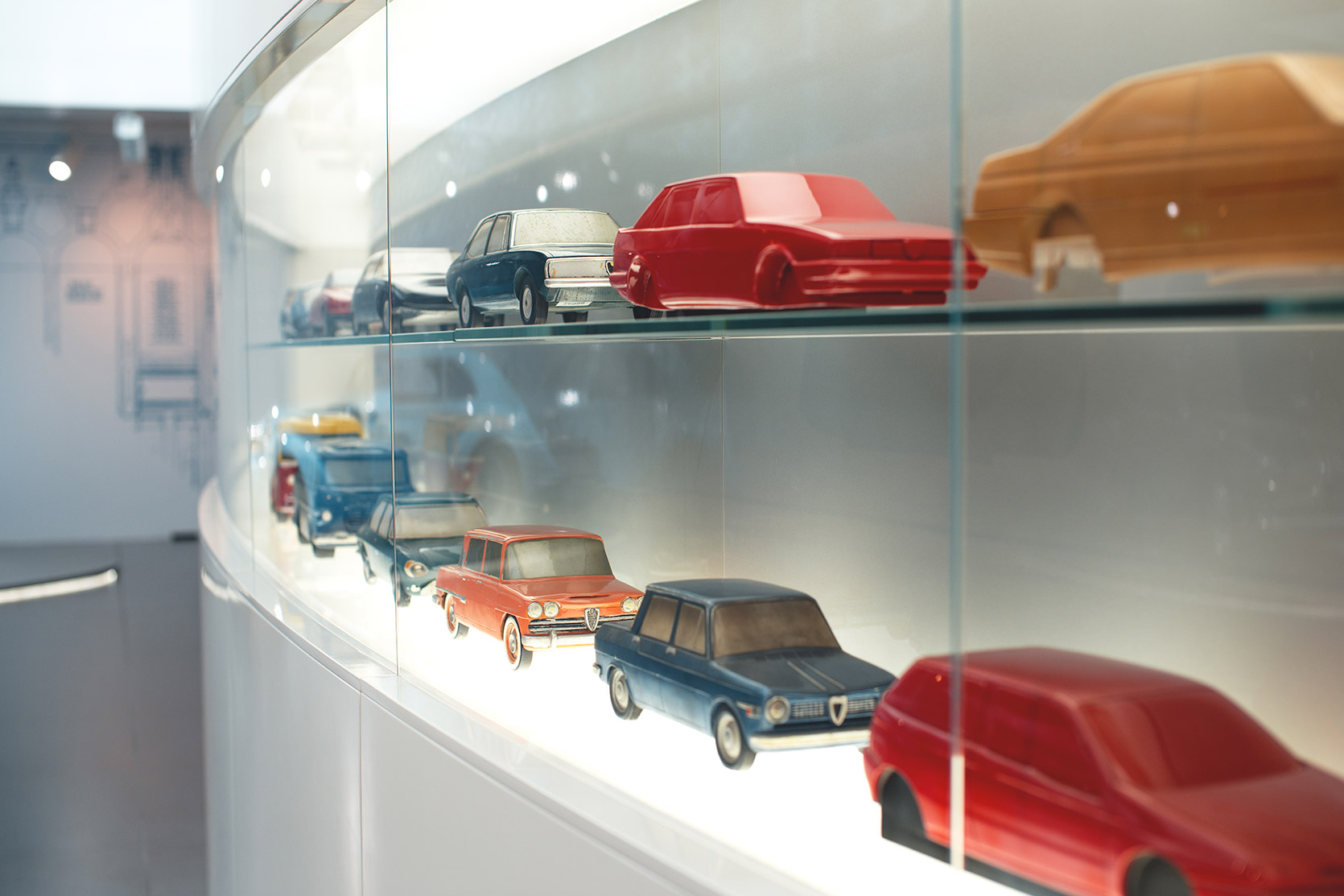 An Alfa Romeo models at Alfa Romeo Museum