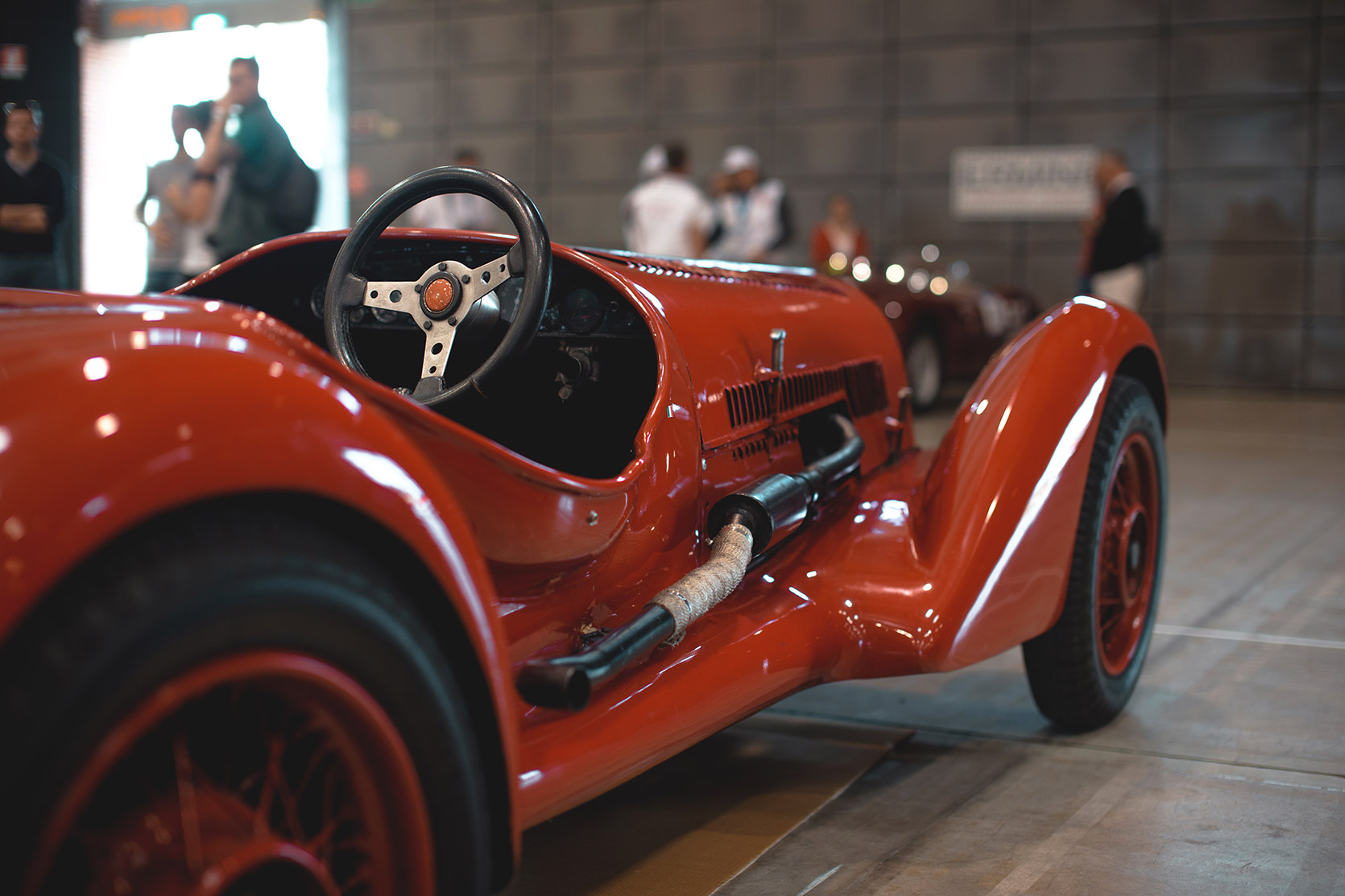 A side of the Fiat 508s Siata