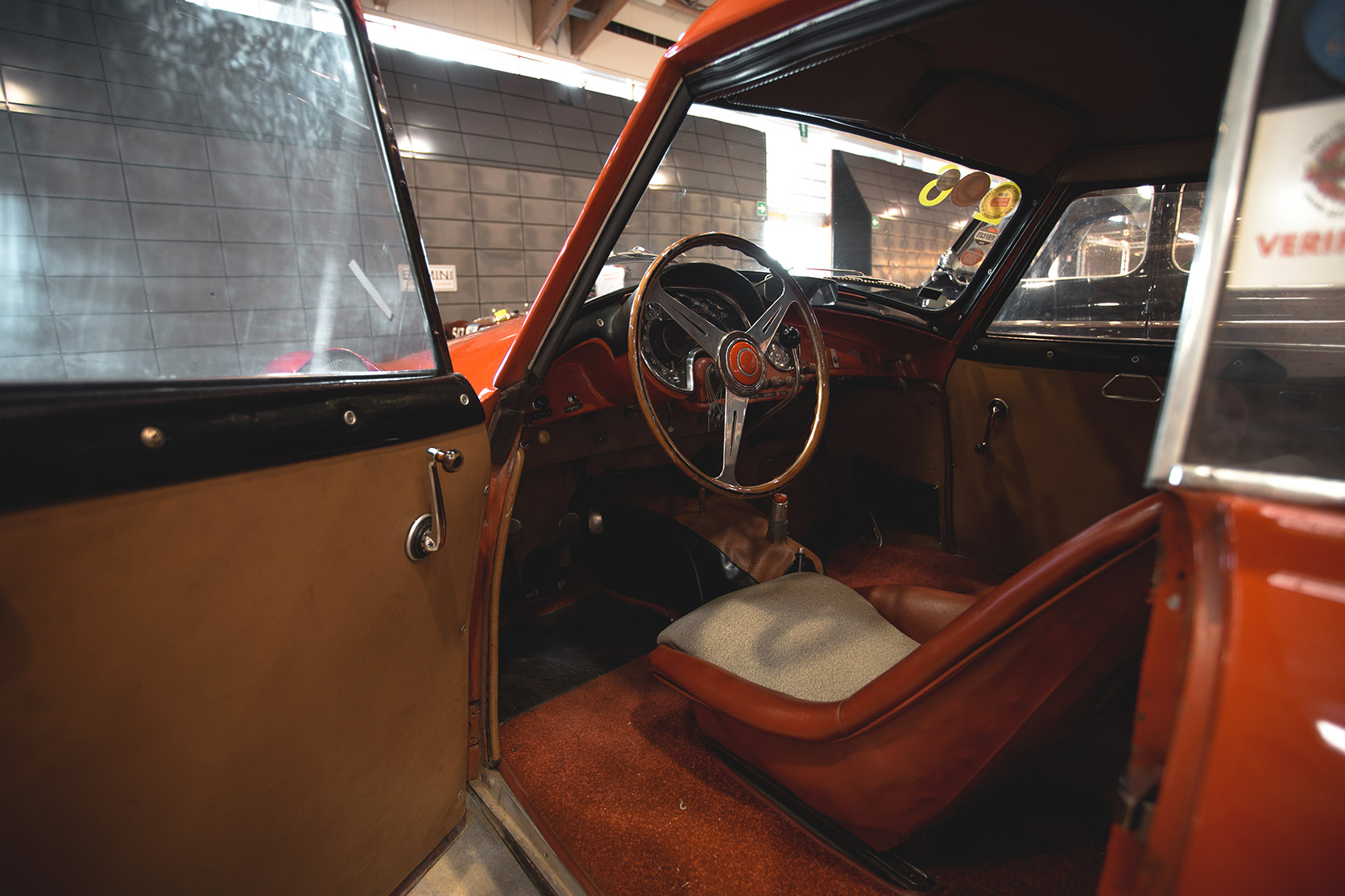 Interiors of the Fiat 8V