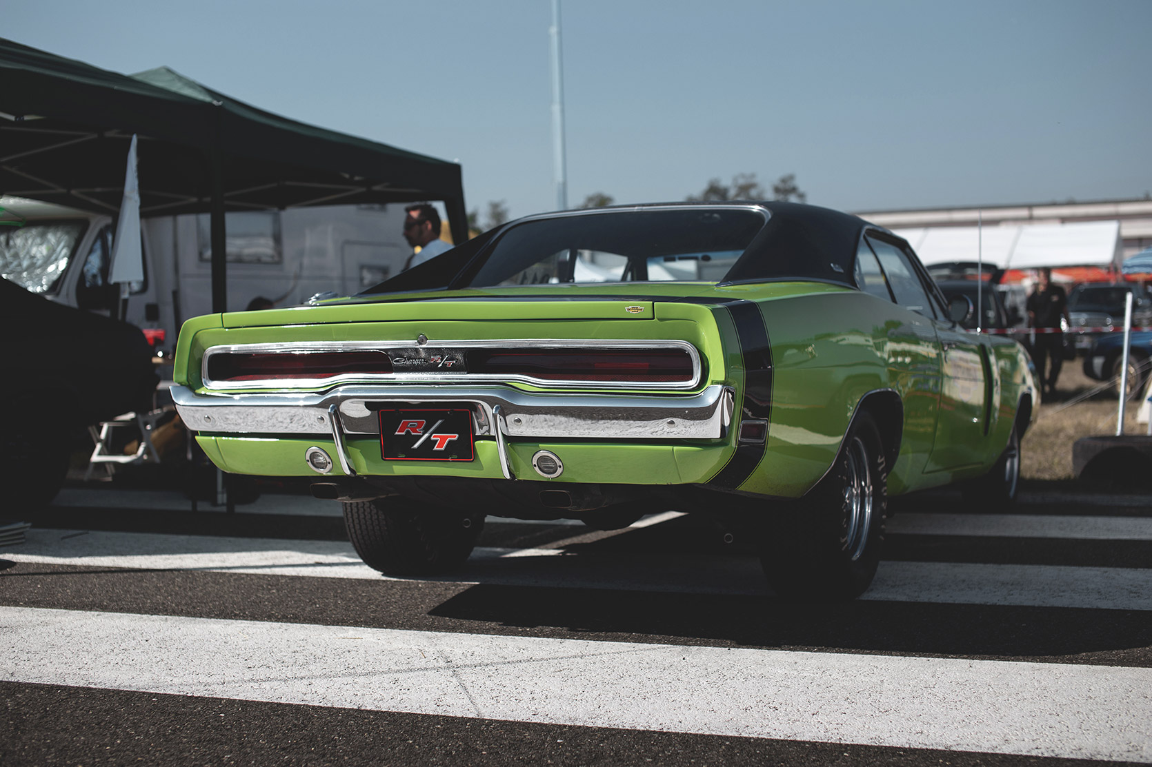 A Dodge Charger R/T at Rivanazzano Hills Race