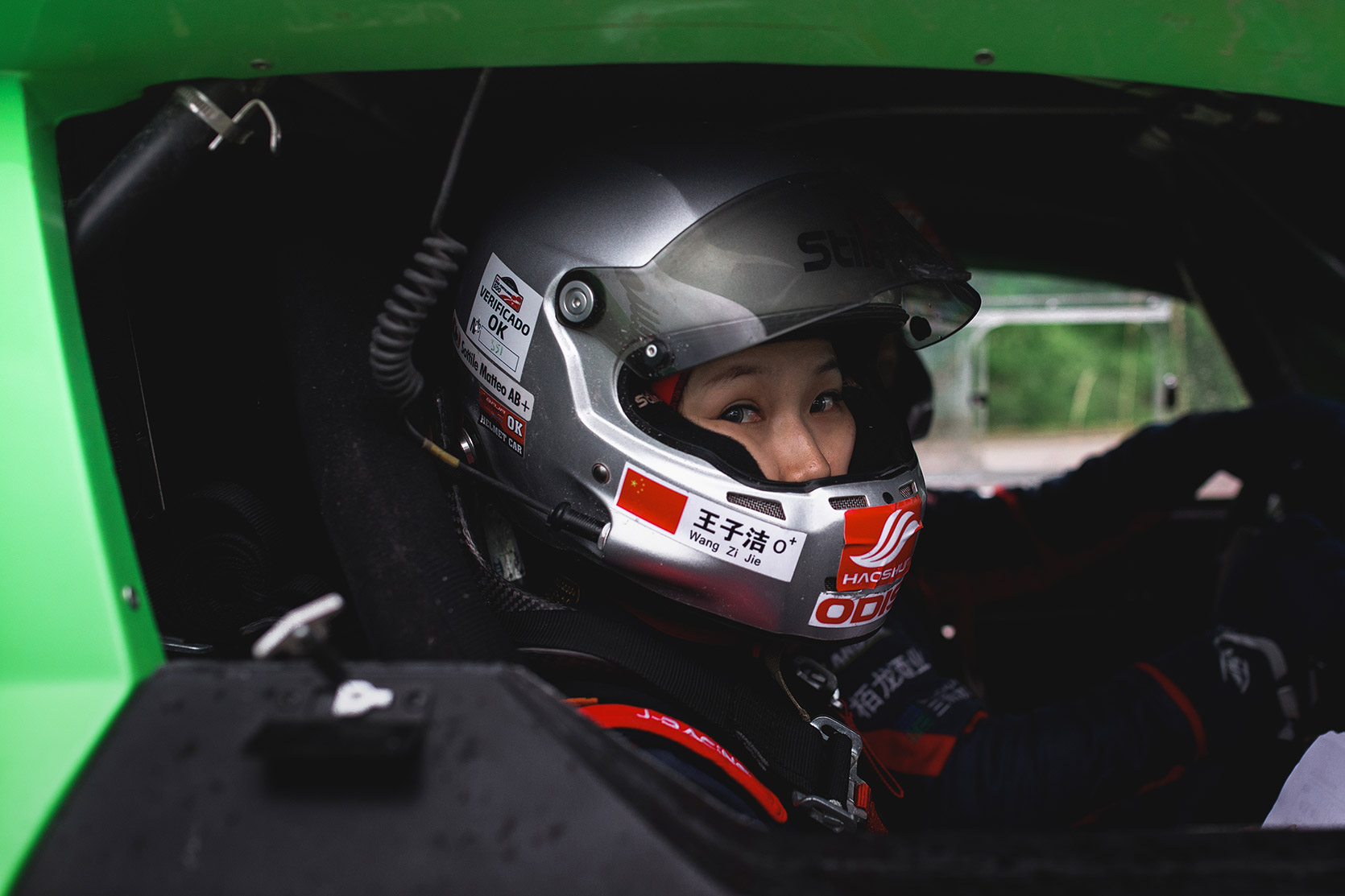 Hang Zhou Flying Rally Team Navigator at Italian Baja