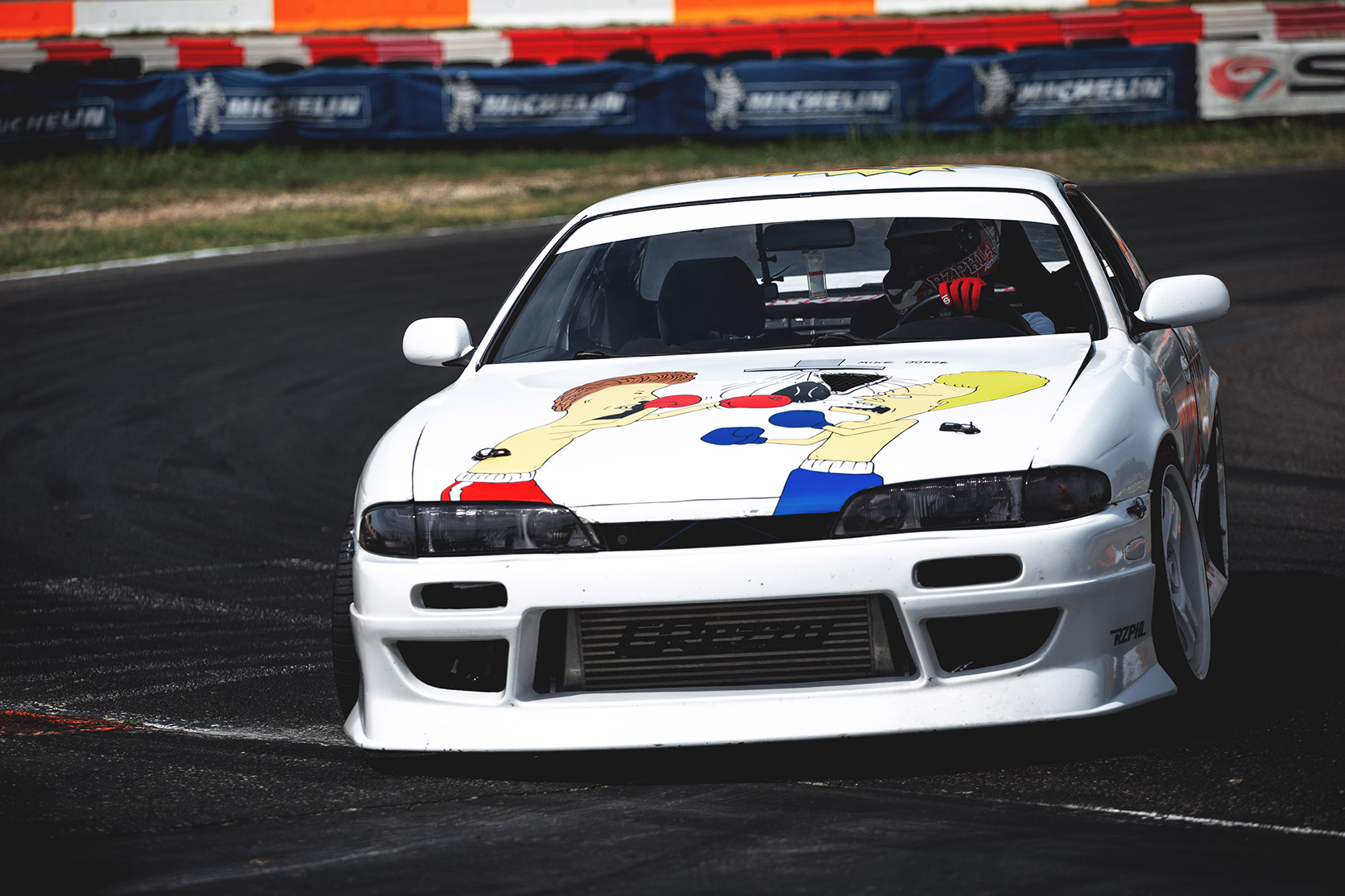 Rizphel going out of Castelletto Circuit di Branduzzo track